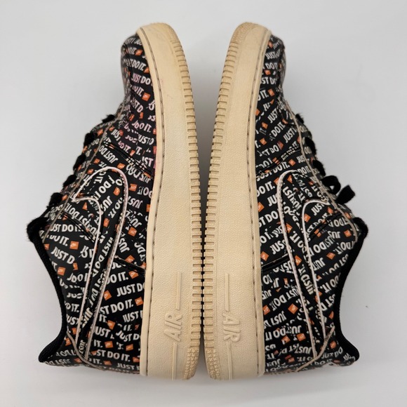 Nike Air Force 1 Low‎ '07 LV8 Just Do It Kids AOP Sneakers Shoes 7Y Streetwear - Picture 7 of 12
